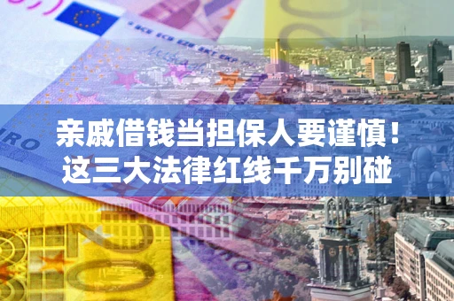 北京亲戚借钱当担保人要谨慎！这三大法律红线千万别碰