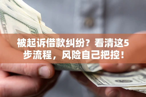 北京被起诉借款纠纷？看清这5步流程，风险自己把控！
