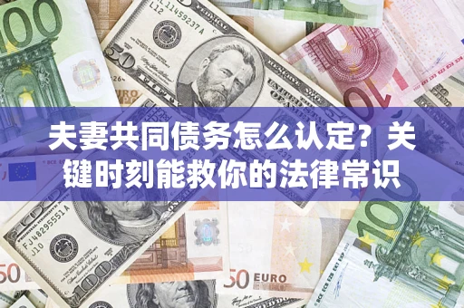 北京夫妻共同债务怎么认定？关键时刻能救你的法律常识