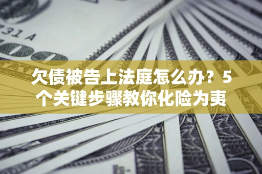 北京欠债被告上法庭怎么办？5个关键步骤教你化险为夷